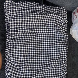 Strapless J.Crew Gingham Dress